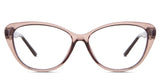 Amber eyeglasses in the latte variant - it's a full-rimmed frame in color gray.