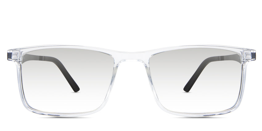 Axton black tinted Gradient in the Clear variant - it's a full-rimmed frame with a high nose bridge.