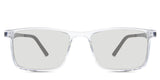 Axton black tinted Standard Solid in the Clear variant - it's a full-rimmed frame with a high nose bridge.