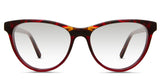 Eslinger black tinted Gradient eyeglasses in sedona stone variant in medium size