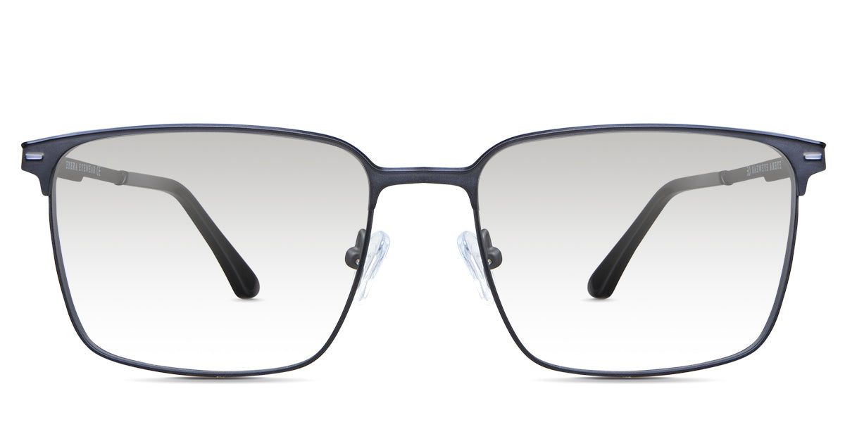 Griffin black tinted Gradient in the eleodes variant - is a full-rimmed frame with a narrow-width nose bridge and a slim temple arm.
