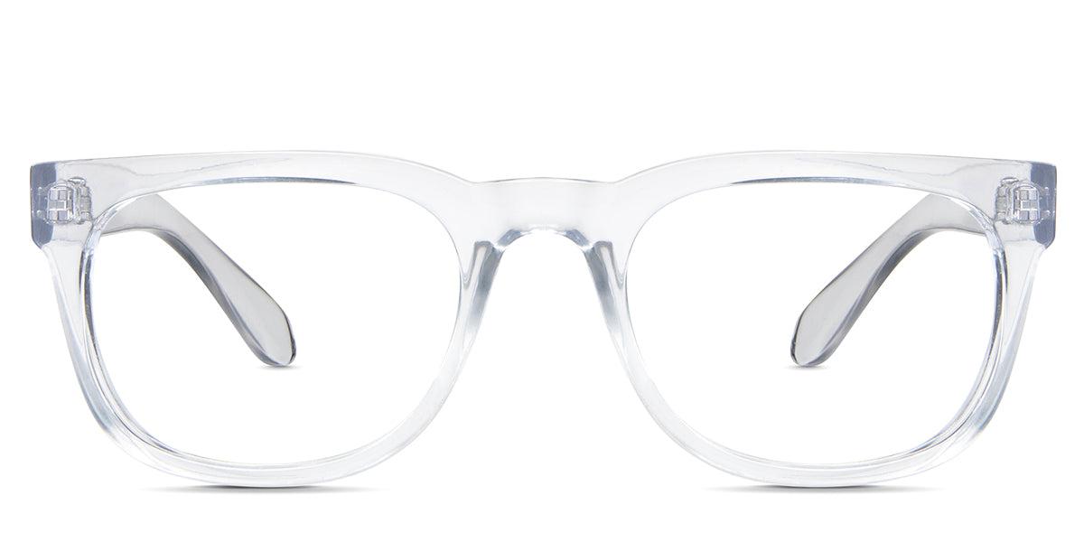 Jett eyeglasses in the cloudsea variant - it's a men's frame in oval shape.