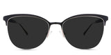 Jocelyn Gray Polarized in the  Melanites variant - it's a cat-eye-shaped frame in silicon nose pads, and the company name is imprinted inside the arm.
