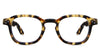 Jovi Eyeglasses in the emys variant - have three small round metal embosses at the end piece.
