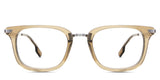 Koa Eyeglasses in the troyi variant - it's an acetate frame in color green.