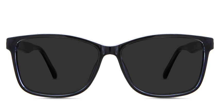 Kyra gray Polarized in the Eclipse variant - it's a rectangular frame with a narrow nose bridge.