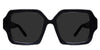 Laga Gray Polarized glasses in jet-setter variant - made with tortoiseshell pattern and square frame shape