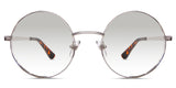 Larsen black tinted Gradient glasses in rookwood variant - it's round wired frame