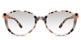 Ludolph black tinted Gradient glasses in dove wing variant - it's medium size frame - frame size 52-19-140