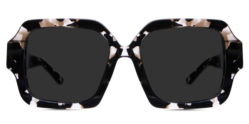 Laga Gray Polarized glasses in velvet variant - with little high nose bridge and inbuilt nose pads