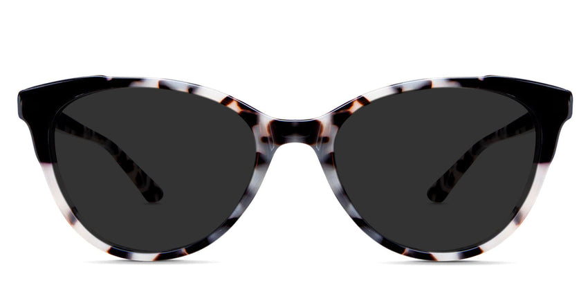 Melvin Gray Polarized cat eye glasses in aphrodite variant it's tortoise style pattern