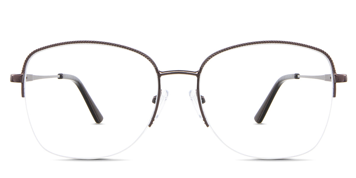 Moira eyeglasses in the marian variant - it's a metal frame in color blue.