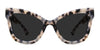 Nocu Gray Polarized in sultry variant it's cat eye tortoise style frame with broad viewing area