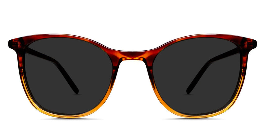 Oneill Gray Polarized in chestnut variant - it's two toned rectangle frame