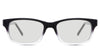 Paul black tinted Standard Solid glasses in the Pelecinid variant - it's an acetate frame with built-in nose pads and has a name and size information imprinted inside the arm.