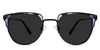 Quinn Gray Polarized in paradise view variant with adjustable nose pads