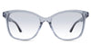 Remi Blue Tinted Gradient in the Cerulean variant - an acetate frame with a U-shaped nose bridge and a narrow frame with regular broad temples.