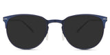 Rylee Gray Polarized in the Blutang variant - are oval frames with a wide nose bridge.