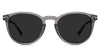 Sauco Gray Polarized in the slate variant - is a full-rimmed oval frame with a high built-in nose bridge.