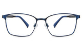 Sawyer eyeglasses in the neptune variant - it's a metal frame in color blue.