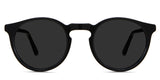 Seraph Gray Polarized in Midnight variant - it's a round full rimmed acetate frame in black color and it's a round full rimmed acetate frame in black color 
