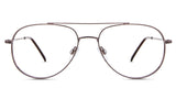 Shiloh eyeglasses in the bole variant - it's a thin round frame with a second bridge above the first one.