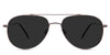 Shiloh Gray Polarized in the bole variant - are full-rimmed frames with a narrow nose bridge and a slim temple.