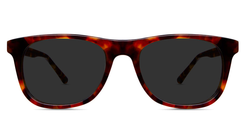 Shimer Gray Polarized glasses in avant garde variant - it's rectangle frame in medium size