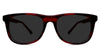 Shimer Gray Polarized glasses in habanero variant - it's frame size 52-19-145