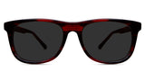 Shimer Gray Polarized glasses in habanero variant - it's frame size 52-19-145