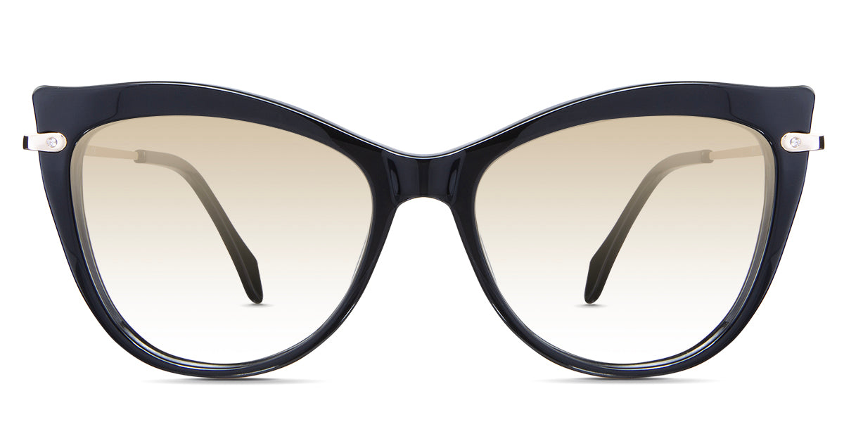 Susan Beige Tinted Gradient in the Lasius variant - is an acetate frame with a narrow-width nose bridge and a slim metal arm.