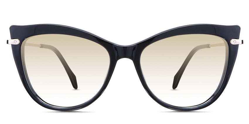 Susan Beige Tinted Gradient in the Lasius variant - is an acetate frame with a narrow-width nose bridge and a slim metal arm.