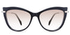 Susan Rose Tinted Gradient in the Lasius variant - is an acetate frame with a narrow-width nose bridge and a slim metal arm.