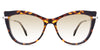 Susan Beige Tinted Gradient in the Tortoise variant - it's a full-rimmed frame with acetate built-in nose pads.