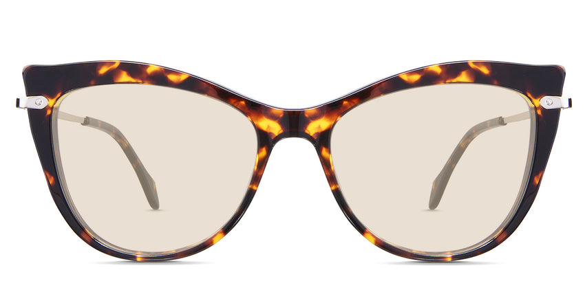 Susan Beige Tinted Solid in the Tortoise variant - it's a full-rimmed frame with acetate built-in nose pads.