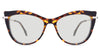 Susan black tinted Standard Solid in the Tortoise variant - it's a full-rimmed frame with acetate built-in nose pads.