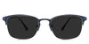 Tane Gray Polarized in the Delft variant - it's a metal frame with silicone adjustable nose pad and acetate temple tips.
