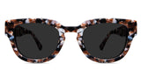 Taro Gray Polarized glasses in sila variant in tortoise style
