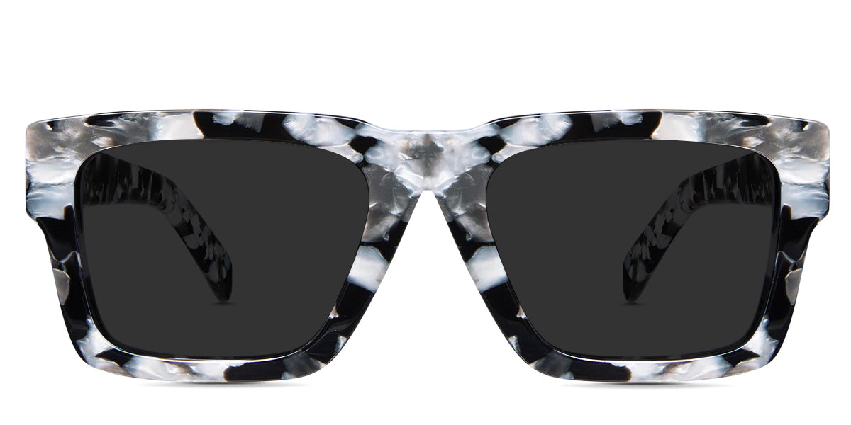 Tori Gray Polarized glasses in charcoal variant in square shape