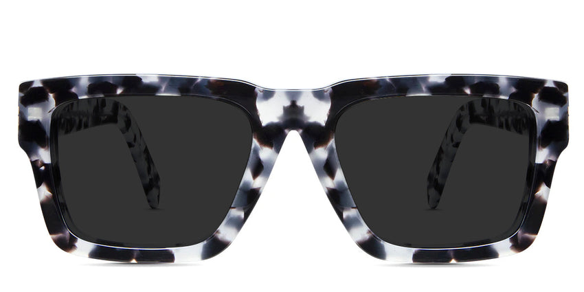 Tori Gray Polarized sunny eyeglasses in moonlight variant with acetate material in square shape