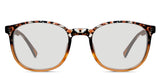 Watson black tinted Standard Solid two toned tinted glasses in palatial sky variant