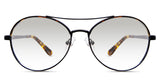 Wilson black tinted Gradient glasses in ramie variant it's metal frame