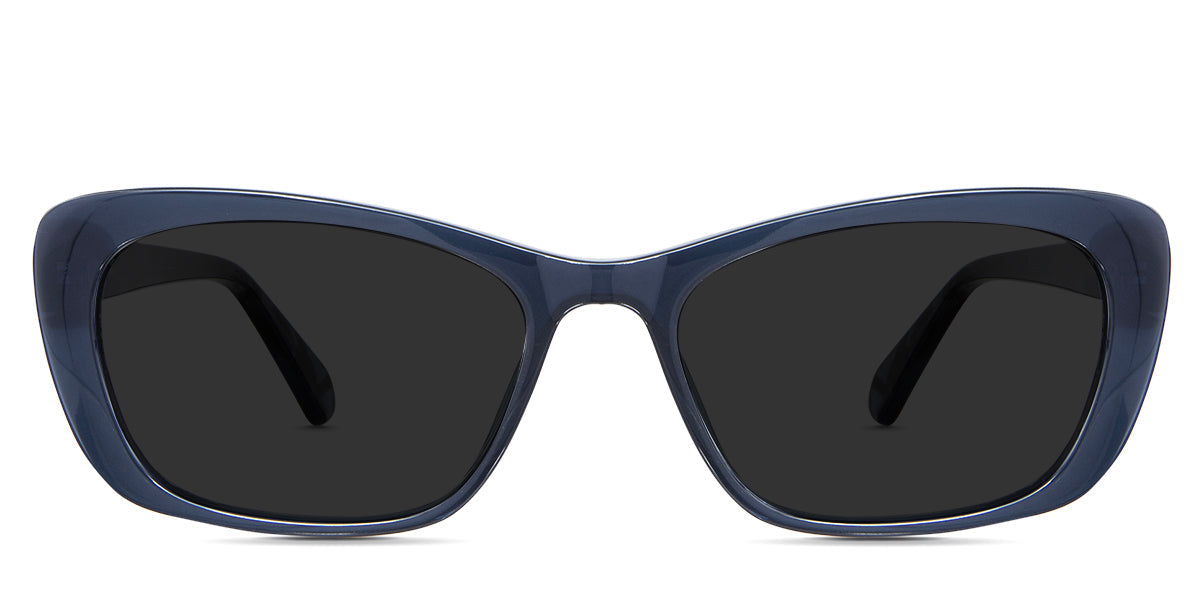 Wynter Gray Polarized in the eryngo variant - is an acetate frame with a U-shaped nose bridge and a broad temple.