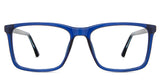 Ziggy eyeglasses in the indigo variant - it's an acetate frame in color blue.