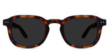 Zuri Gray Polarized in caretta variant - is a full rimmed frame with keyhole shaped nose bridge and acetate temple arms. 