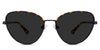 Morris Gray Polarized cat eye sunny sun shine in inky variant - with thin temple arms