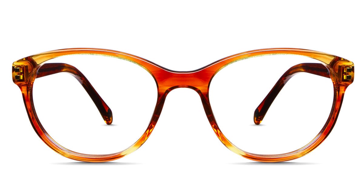 Roth Jr frame in sunny field variant - made with acetate material in oval shape - it's kids size frame 48-17-135