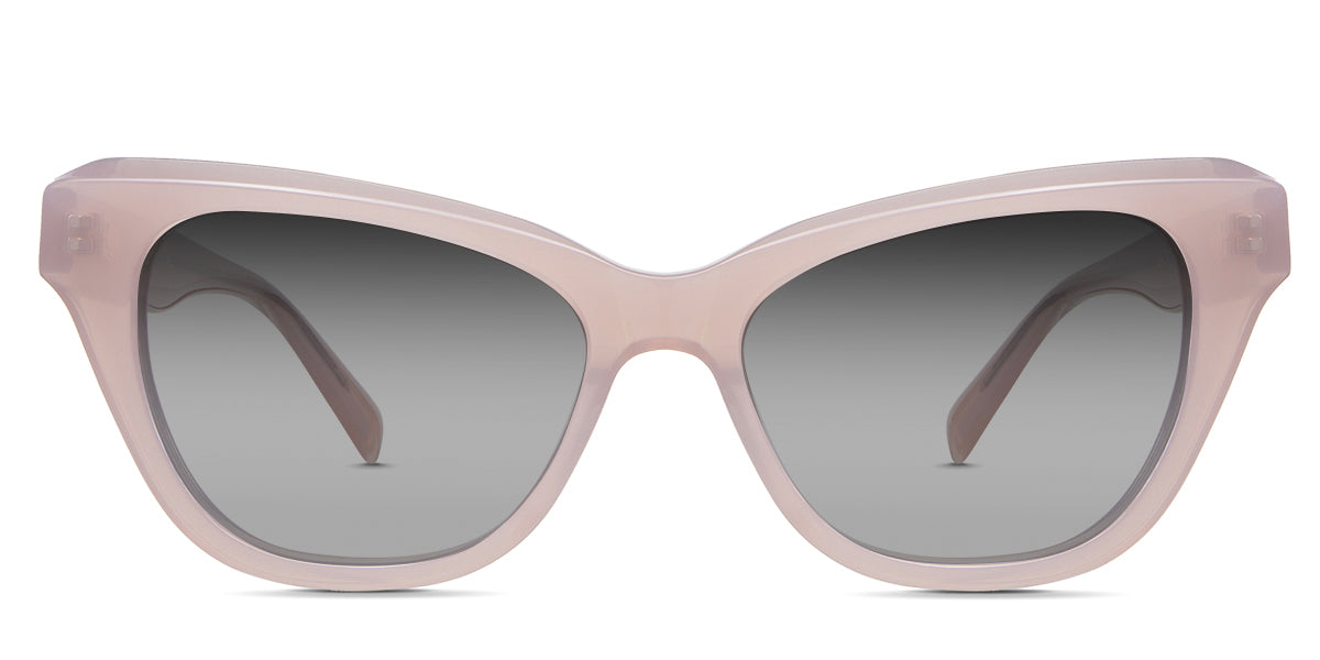 Ada Black Sunglasses Gradient in the alabaster variant - is a full-rimmed frame with a narrow-width nose bridge and a HIP emboss on both sides of the arm.