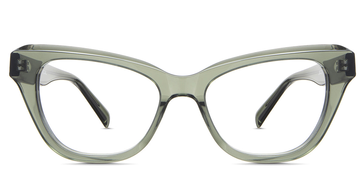 Ada Eyeglasses in the alabaster variant - it's a full-rimmed frame in color pink.