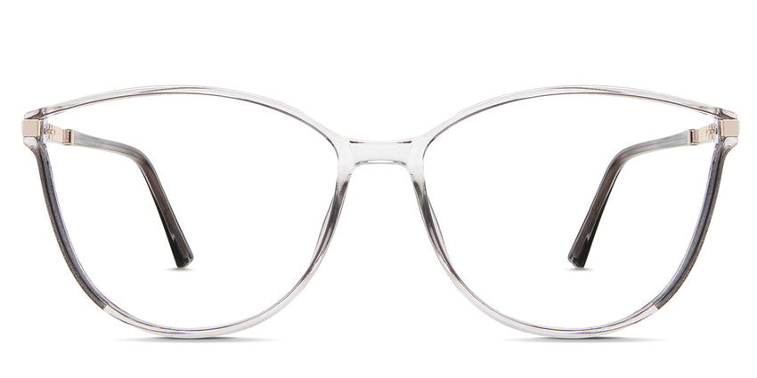 Addison eyeglasses in the porcelain variant - an acetate frame in gray.